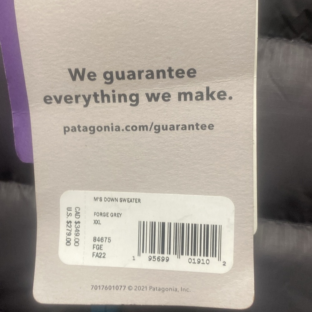 Patagonia Men’s Down Sweater - Picture 2 of 7